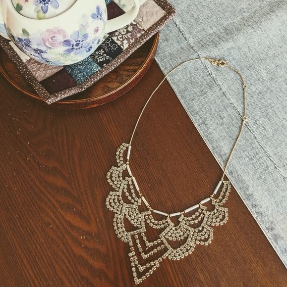 Madewell Shimmer Drape Necklace - Picture 1 of 3